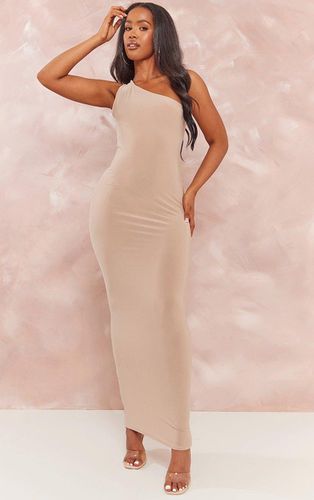 Womens Shape Stone Slinky One Shoulder Maxi Dress - - 14 - NastyGal UK (+IE) - Modalova
