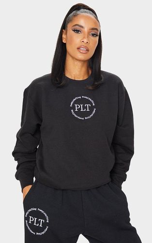 Womens Circle Embroidered Oversized Sweatshirt - XS - NastyGal UK (+IE) - Modalova