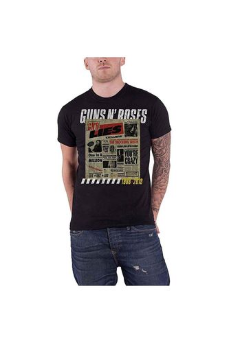 Lies Track List Back Print T-Shirt - - S - Guns N Roses - Modalova