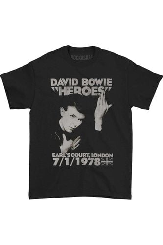 Heroes Earls Court T-Shirt - - XL - David Bowie - Modalova