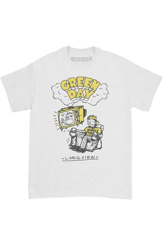 Longview Doodle T-Shirt - White - S - Green Day - Modalova