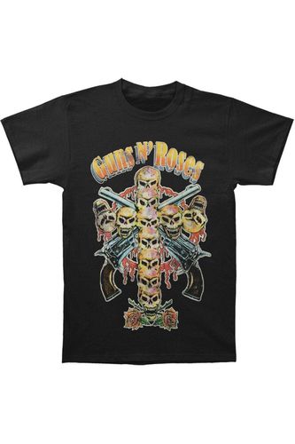 S Skull Cross T-Shirt - Black - M - Guns N Roses - Modalova