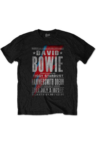 Hammersmith Odeon T-Shirt - - S - David Bowie - Modalova