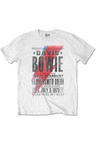 Hammersmith Odeon T-Shirt - - L - David Bowie - Modalova