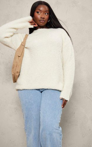 Womens Plus Cream Bobble Knit Oversized Jumper - - XL - NastyGal UK (+IE) - Modalova