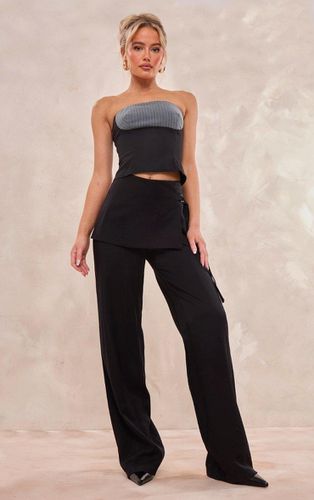 Womens Linen Skirt Wrap Detail Tailored Trousers - 4 - NastyGal UK (+IE) - Modalova