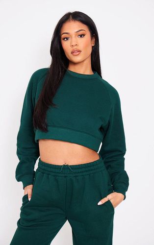 Womens Tall Dark Cropped Long Sleeve Sweatshirt - 6 - NastyGal UK (+IE) - Modalova