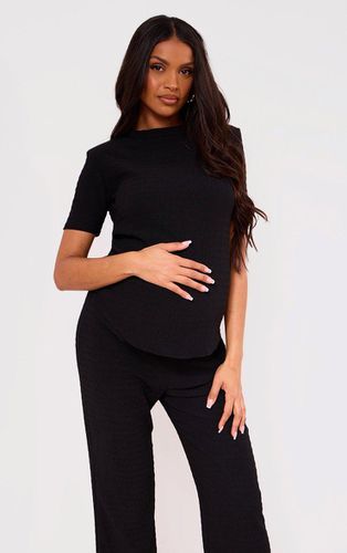 Womens Maternity Textured Short Sleeve Top - 10 - NastyGal UK (+IE) - Modalova