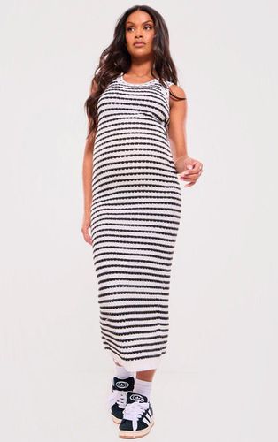 Womens Maternity Monochrome Stripe Knitted Maxi Dress - - 6 - NastyGal UK (+IE) - Modalova
