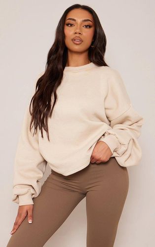 Womens Tall Stone Ruched Detail Oversized Sweatshirt - - 6 - NastyGal UK (+IE) - Modalova