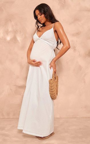 Womens Maternity Textured Twist Detail Maxi Dress - 10 - NastyGal UK (+IE) - Modalova
