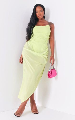 Womens Shape Lime Woven Bandeau Corset Midi Dress - - 10 - NastyGal UK (+IE) - Modalova