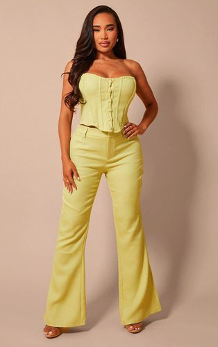 Womens Shape Lime Woven High Waist Trousers - - 10 - NastyGal UK (+IE) - Modalova