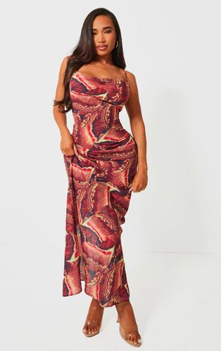 Womens Shape Printed Woven Cowl Neck Maxi Dress - 10 - NastyGal UK (+IE) - Modalova