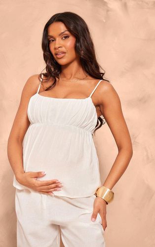 Womens Maternity Linen Look Cami Strap Floaty Top - 6 - NastyGal UK (+IE) - Modalova