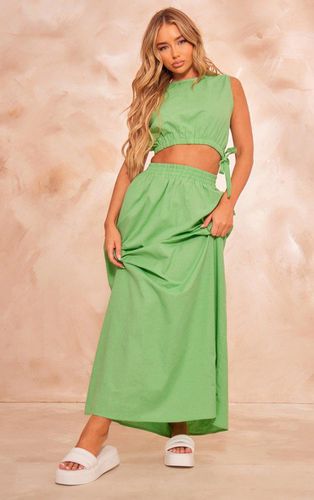 Womens Linen Look Low Rise Floaty Maxi Skirt - 4 - NastyGal UK (+IE) - Modalova