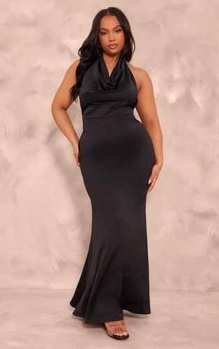 Womens Plus Satin Cowl Neck Maxi Dress - 30 - NastyGal UK (+IE) - Modalova