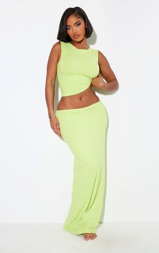 Womens Shape Lime Sculpted Low Rise Maxi Skirt - - S - NastyGal UK (+IE) - Modalova