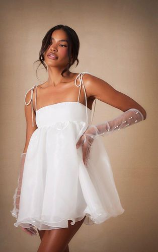 Womens Premium Chiffon Strappy Mini Dress - 4 - NastyGal UK (+IE) - Modalova