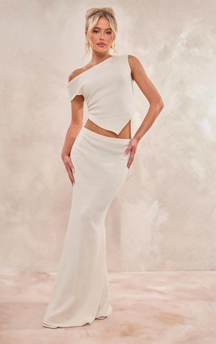 Womens Cream Brushed Rib Low Rise Maxi Skirt - - 12 - NastyGal UK (+IE) - Modalova