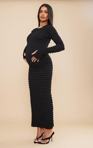 Womens Maternity Textured Bubble Midaxi Dress - 16 - NastyGal UK (+IE) - Modalova