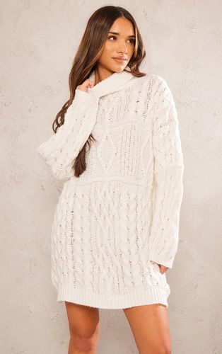 Womens Cable Panels Roll Neck Knitted Jumper - XS - NastyGal UK (+IE) - Modalova