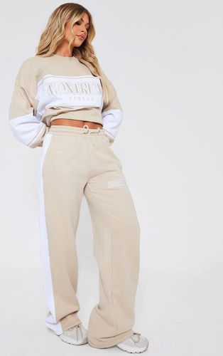 Womens Montreal Embroidered Panelled Wide Leg Joggers - XS - NastyGal UK (+IE) - Modalova