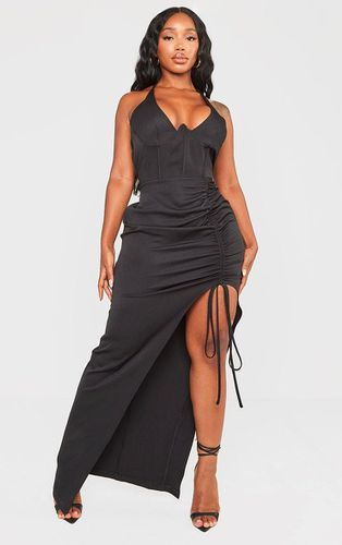 Womens Shape Woven Halterneck Cut Out Maxi Dress - 10 - NastyGal UK (+IE) - Modalova