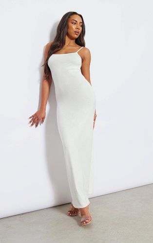 Womens Tall Cream Knitted Strappy Maxi Dress - - 12 - NastyGal UK (+IE) - Modalova