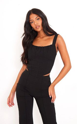 Womens Tall Stretch Woven Corset Top - 16 - NastyGal UK (+IE) - Modalova