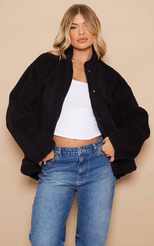 Womens Wool Look Oversized Jacket - 4 - NastyGal UK (+IE) - Modalova