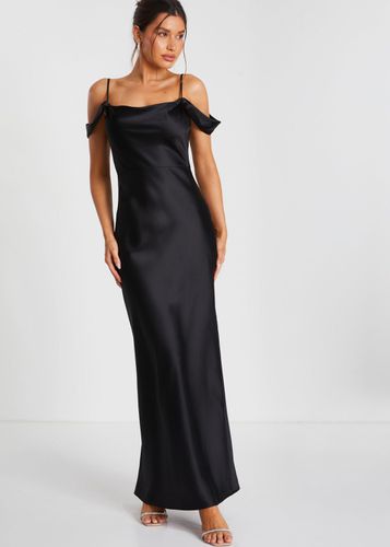 Womens Satin Drop Shoulder Maxi Dress - - 18 - NastyGal UK (+IE) - Modalova