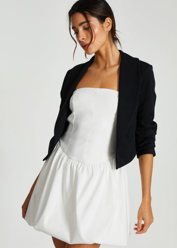 Womens Shawl Collar Crop Jacket - - 10 - NastyGal UK (+IE) - Modalova