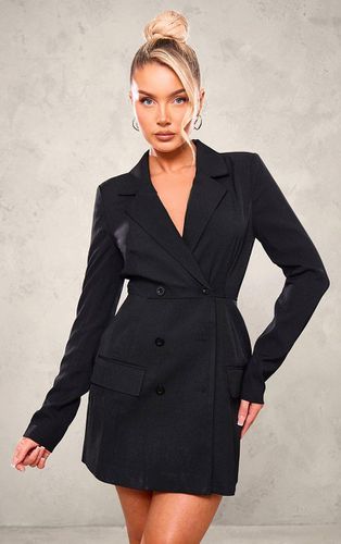 Womens Tailored Woven Wrap Button Up Dress - 12 - NastyGal UK (+IE) - Modalova