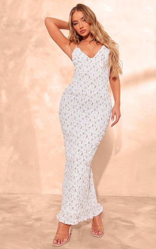 Womens Floral Textured Cami Maxi Dress - 8 - NastyGal UK (+IE) - Modalova