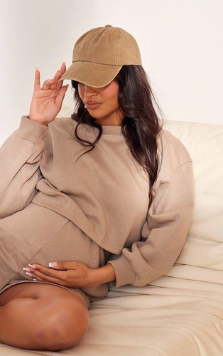 Womens Maternity Taupe Oversized Elasticated Sweatshirt - - 6 - NastyGal UK (+IE) - Modalova
