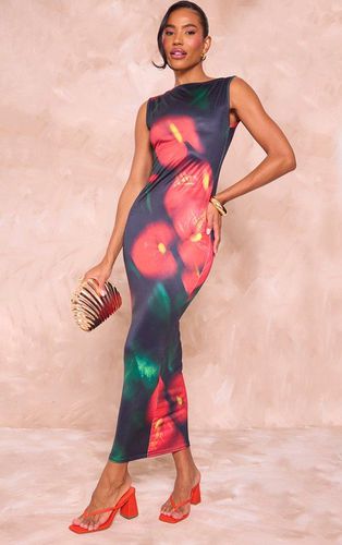 Womens Abstract Soft Touch Sleeveless Maxi Dress - 6 - NastyGal UK (+IE) - Modalova