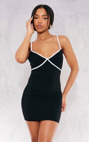 Womens Stretch Woven Contrast Cup Binding Mini Dress - 4 - NastyGal UK (+IE) - Modalova