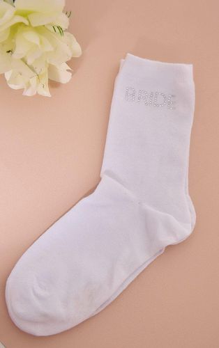 Womens 'Bride' 1 Pack Socks - One Size - NastyGal UK (+IE) - Modalova