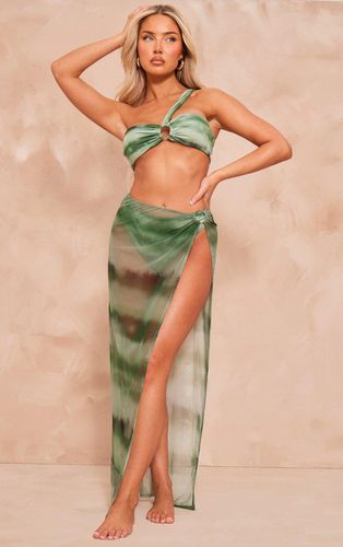 Womens Blurred Floral O Ring Mesh Beach Skirt - 8 - NastyGal UK (+IE) - Modalova