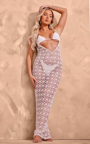 Womens Cream Crochet Maxi Backless Beach Dress - - 8 - NastyGal UK (+IE) - Modalova