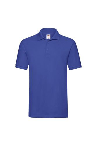 Premium Pique Polo Shirt - Blue - M - Fruit of the Loom - Modalova
