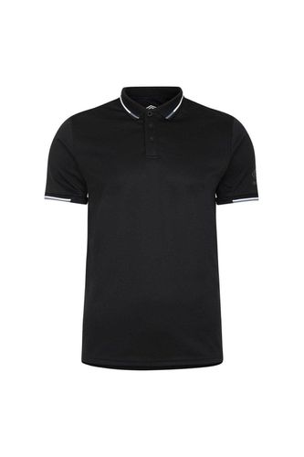 Tipped Golf Polo Shirt - Black - M - Umbro - Modalova