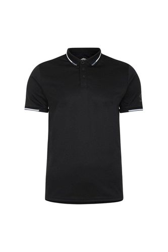 Tipped Golf Polo Shirt - Black - XL - Umbro - Modalova