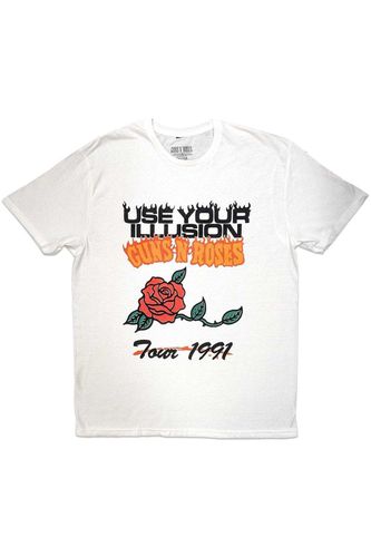 Use Your Illusion Tour 1991 Cotton T-Shirt - - L - Guns N Roses - Modalova