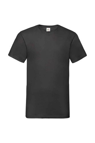 Value V Neck T-Shirt - Black - L - Fruit of the Loom - Modalova