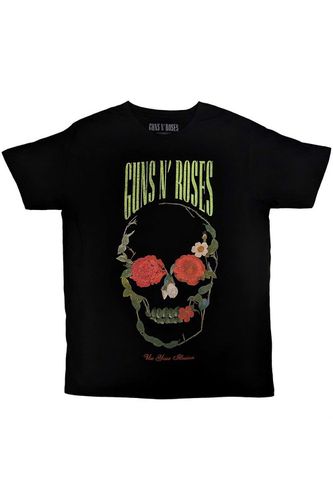 Rose Skull T-Shirt - Black - XXL - Guns N Roses - Modalova