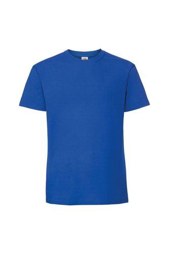 Ringspun Premium T-Shirt - Blue - L - Fruit of the Loom - Modalova