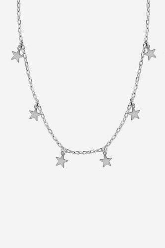 Womens Silver Star Charm Choker - - One Size - NastyGal UK (+IE) - Modalova