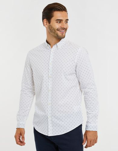 Trim' Geometric Print Long Sleeve Shirt - - S - Threadbare - Modalova